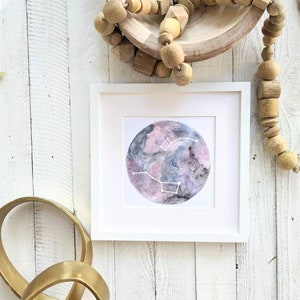 Big Dipper Little Dipper Ursa Major Ursa Minor Star Constellation Watercolor Astronomy Night Sky Art Instant Download