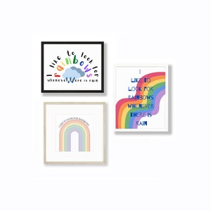 Baptism LDS I Like To Look For Rainbows I Know When I Am Baptized Primary Song Art Print Printable Downloads