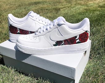 custom air force 1 roses