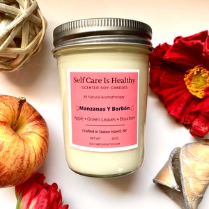 Manzanas Y Borbon - Apples & Bourbon Aromatherapy Candles
