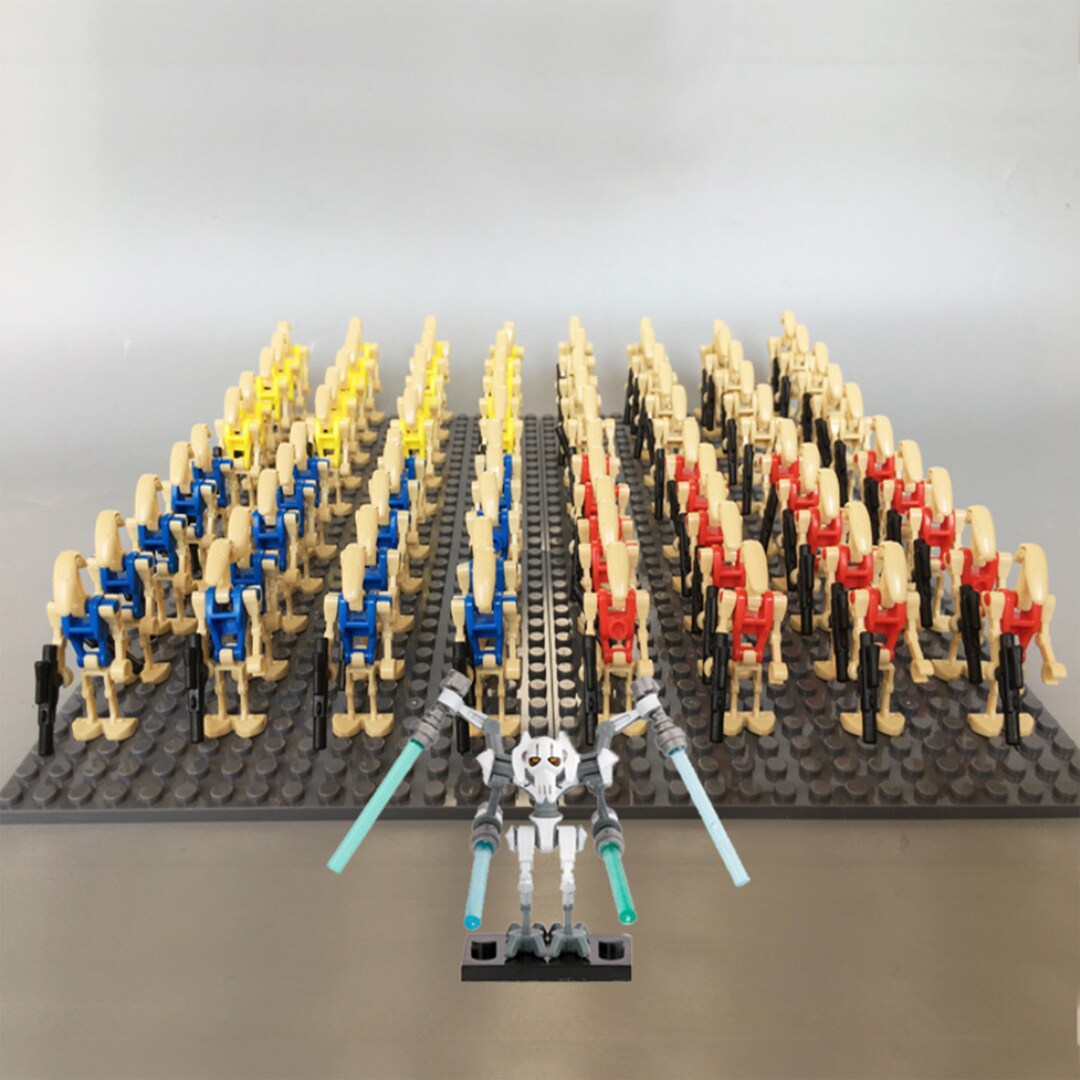 Star Wars Battle Droid With General Grevious Play Set