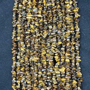 Natural Tiger Eye Uncut Beads    Tiger eye nuggets   34 Inches  Tiger&#39;s eye Beads    3mm Tiger&#39;s Eye Beads    Tiger&#39;s Eye Chips   Minimalist