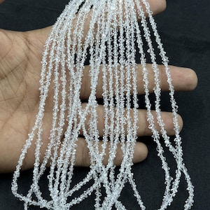 AAA+ Herkimer Diamond Faceted Nuggets Beads   Herkimer Diamond Beads   5mm Herkimer Diamond Nuggets   Natural Herkimer Diamond    Minimalist