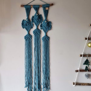 Macrame Fish Wall Hanging, Under the sea decor, Macrame Mural image 6