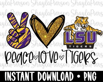 Lsu Svg Etsy