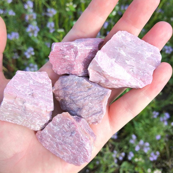 Pink Jasper Chunks Raw Pink Jasper Rough Pink Jasper Etsy UK