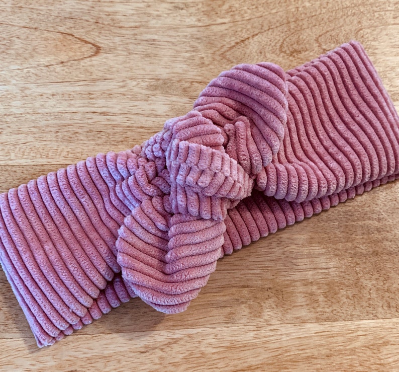Pink velvet tie-down