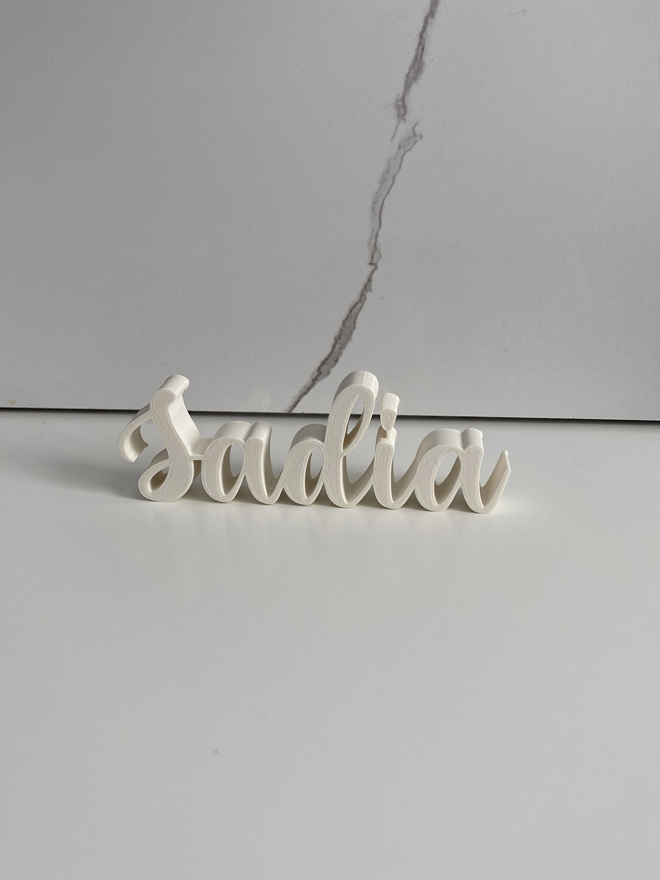3D Printed Custom Name Stands Calligraphy Etsy