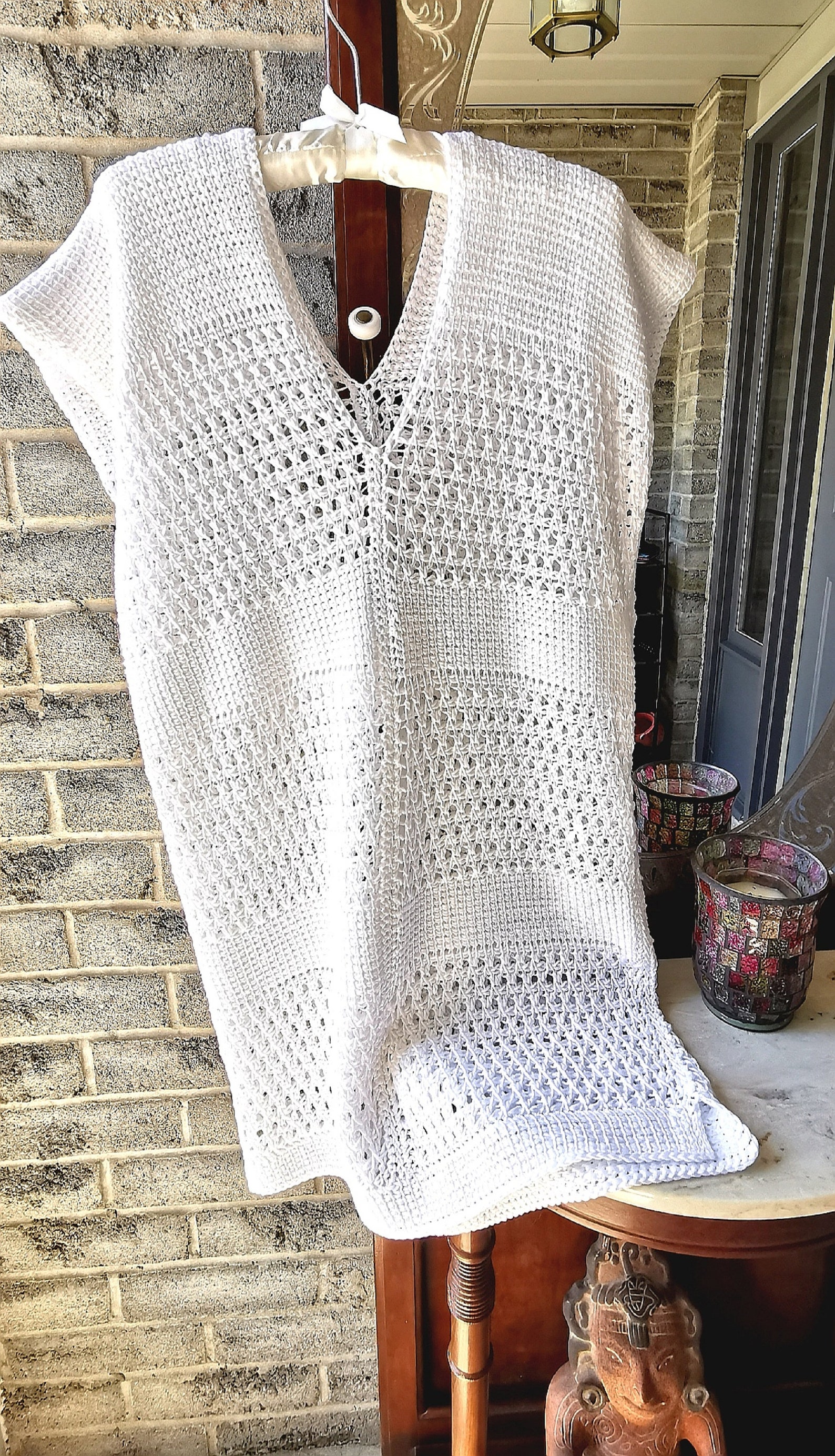Angel Soft Tunisian Crochet Dress Pattern Crochet Beach Wear | Etsy
