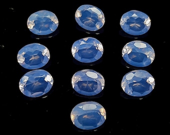 Amazing Quality Lavender Quartz Cut  Lot Gemstone Lavender Quartz Oval Designer 10 Pcs Lot, Size 8x10 mm, Lavender Quartz Faceted Gemstone