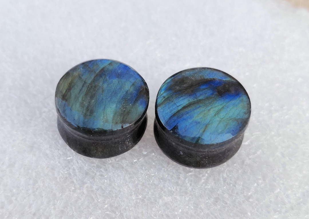 Dilatatori Per Orecchie In Acrilico A Forma Di Conchiglia, Colore Naturale, 6mm A 25mm, Fai Da Te Piercing, Confezione Regalo