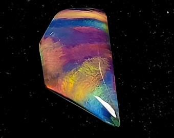 AAA+ Aurora Opal Doublet Fancy  Gemstone,  Aurora Opal Cabochon Gemstone, Aurora Opal Multi Colour Gemstone, 13x25 mm,
