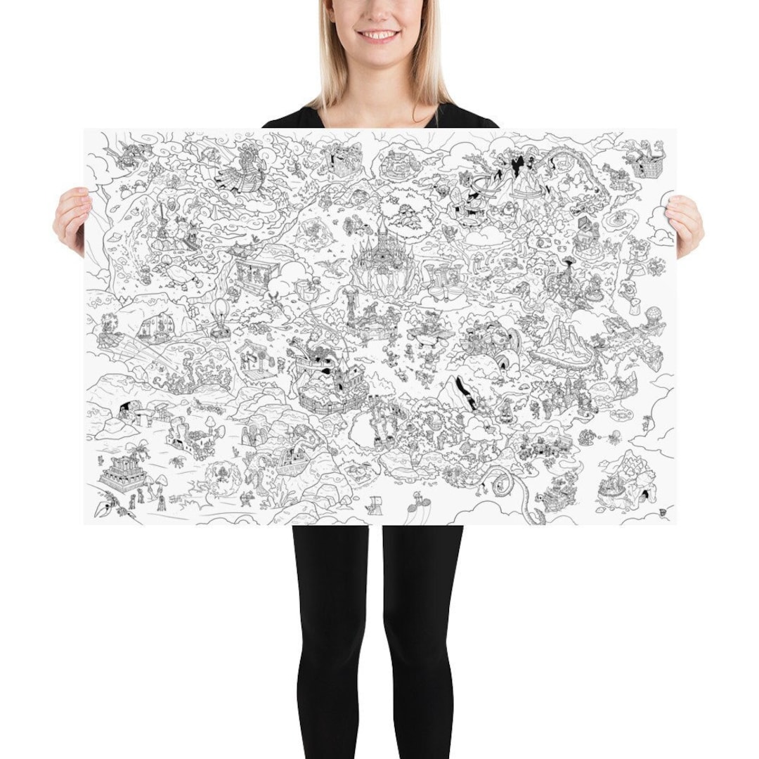 Giant Coloring Poster Zelda Tears Of The Kingdom Black And White giant-coloring-poster-zelda-tears-of-the-kingdom-black-and-white