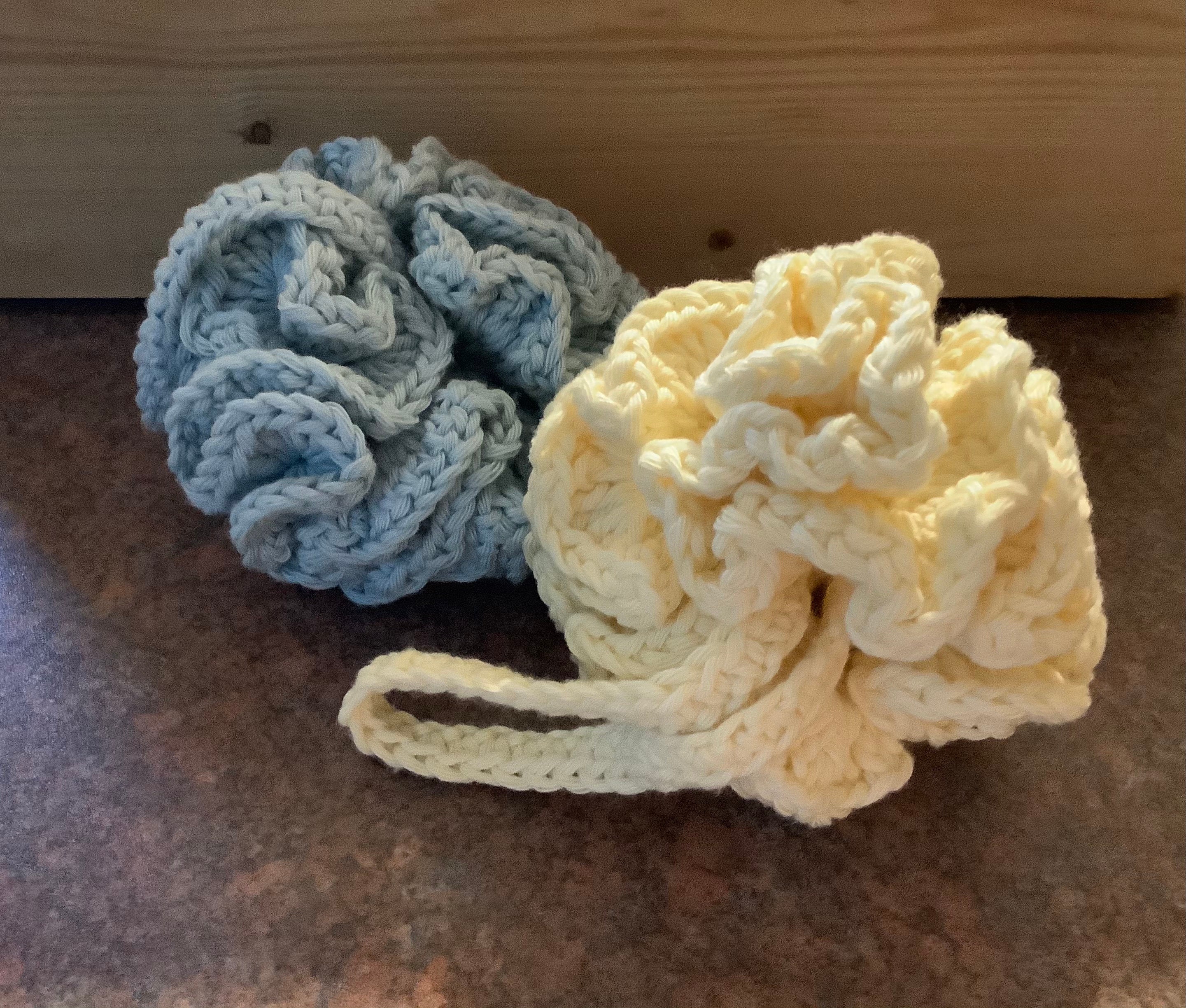 Shower Puff 100 Cotton Etsy