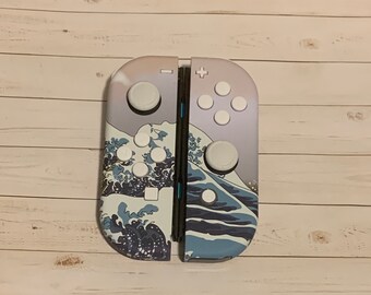 Ocean Wave Custom Joycons