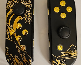 Gold Wave Custom Joycons