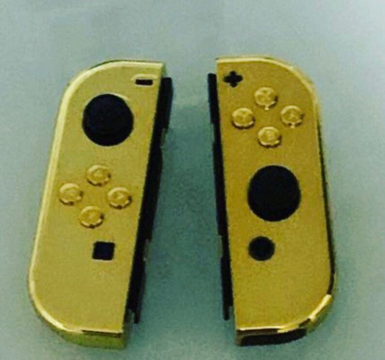 Custom Gold Joycons bild 4
