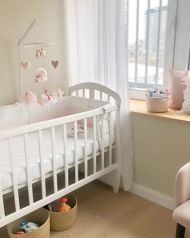 Mobile for Baby Girl Nursery Mobile Nursery Room Decoration Etsy