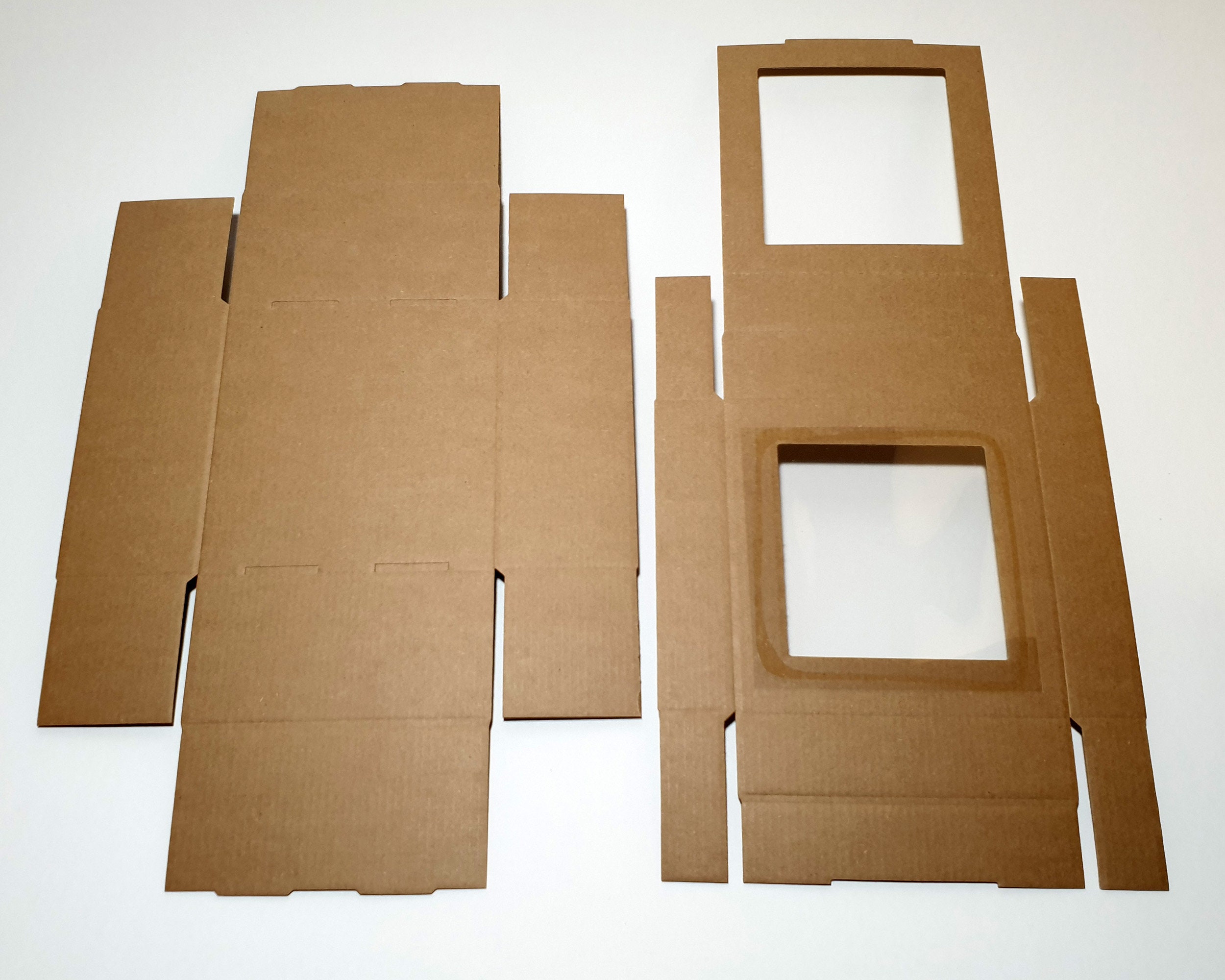 Cardboard Gift Boxes With Transparent Window and Removable Lid Etsy UK