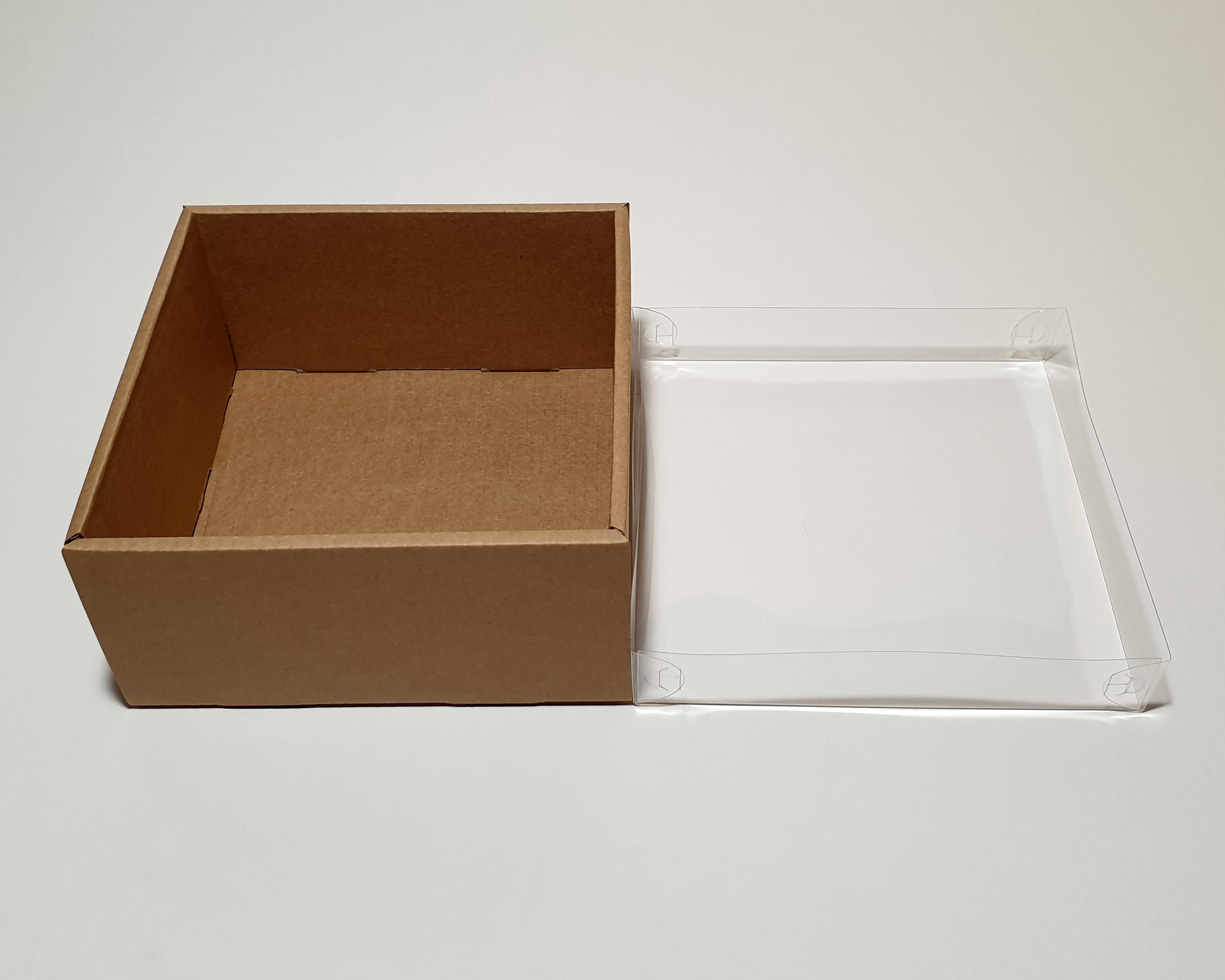取り外し可能な透明な蓋が付いた段ボール製ギフトボックス - 13