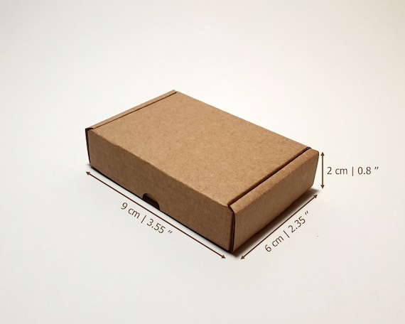 Scatole regalo in cartone con coperchio 9 x 6 x 2 cm / 3,55 x 2,35