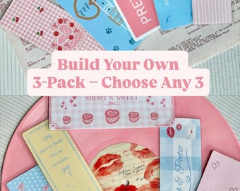 Build Your Own Bookmark Set (Choose 3) | Laminated Bookmarks | Sabrina Carpenter Inspired | Reader Gift