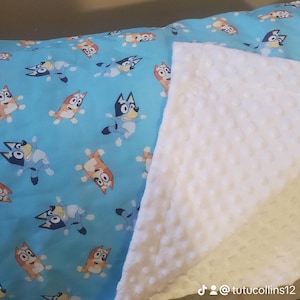 bluey baby blanket