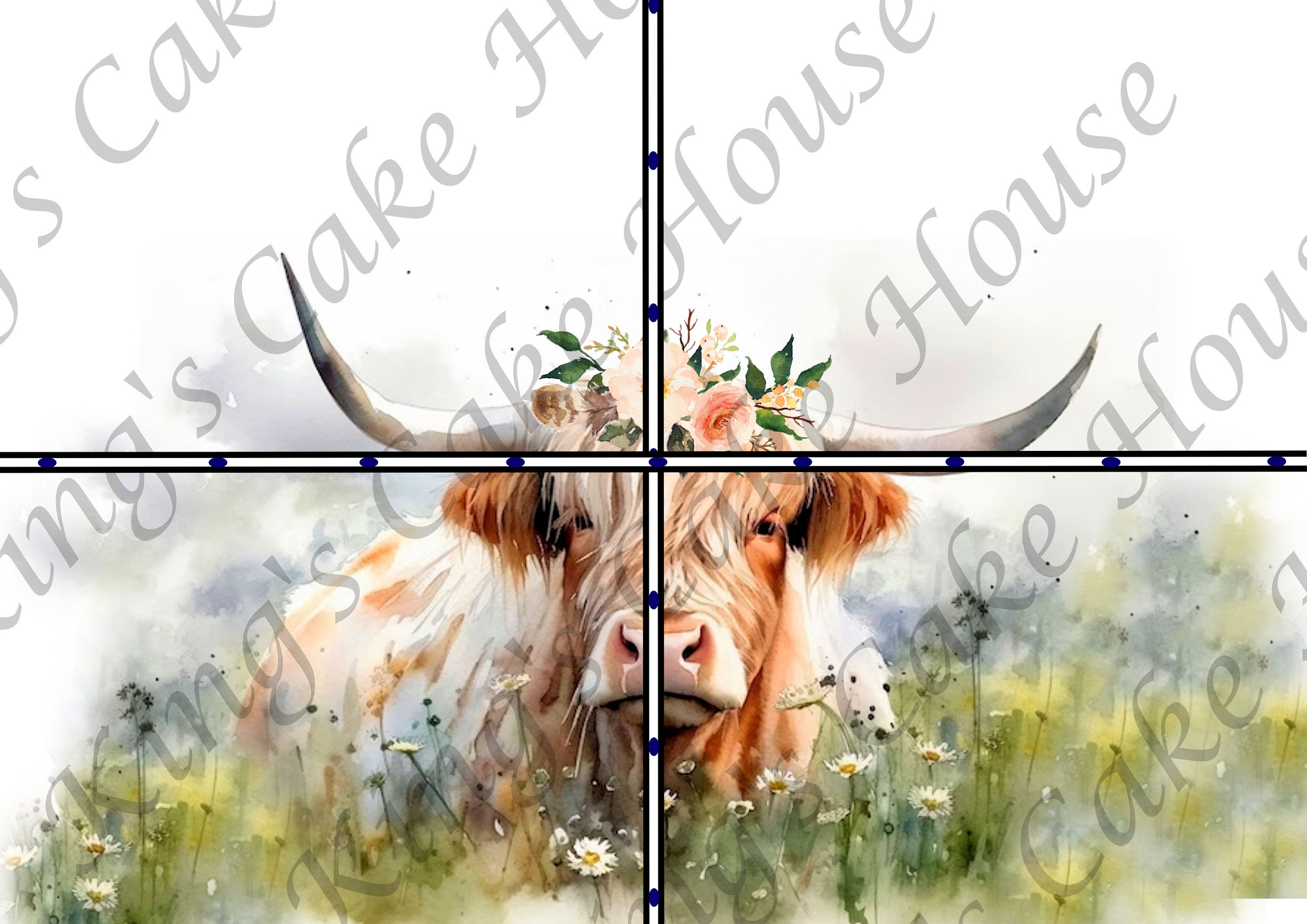 Christmas Wrapping Paper, Highland Cow, Gift Tags, Christmas Art