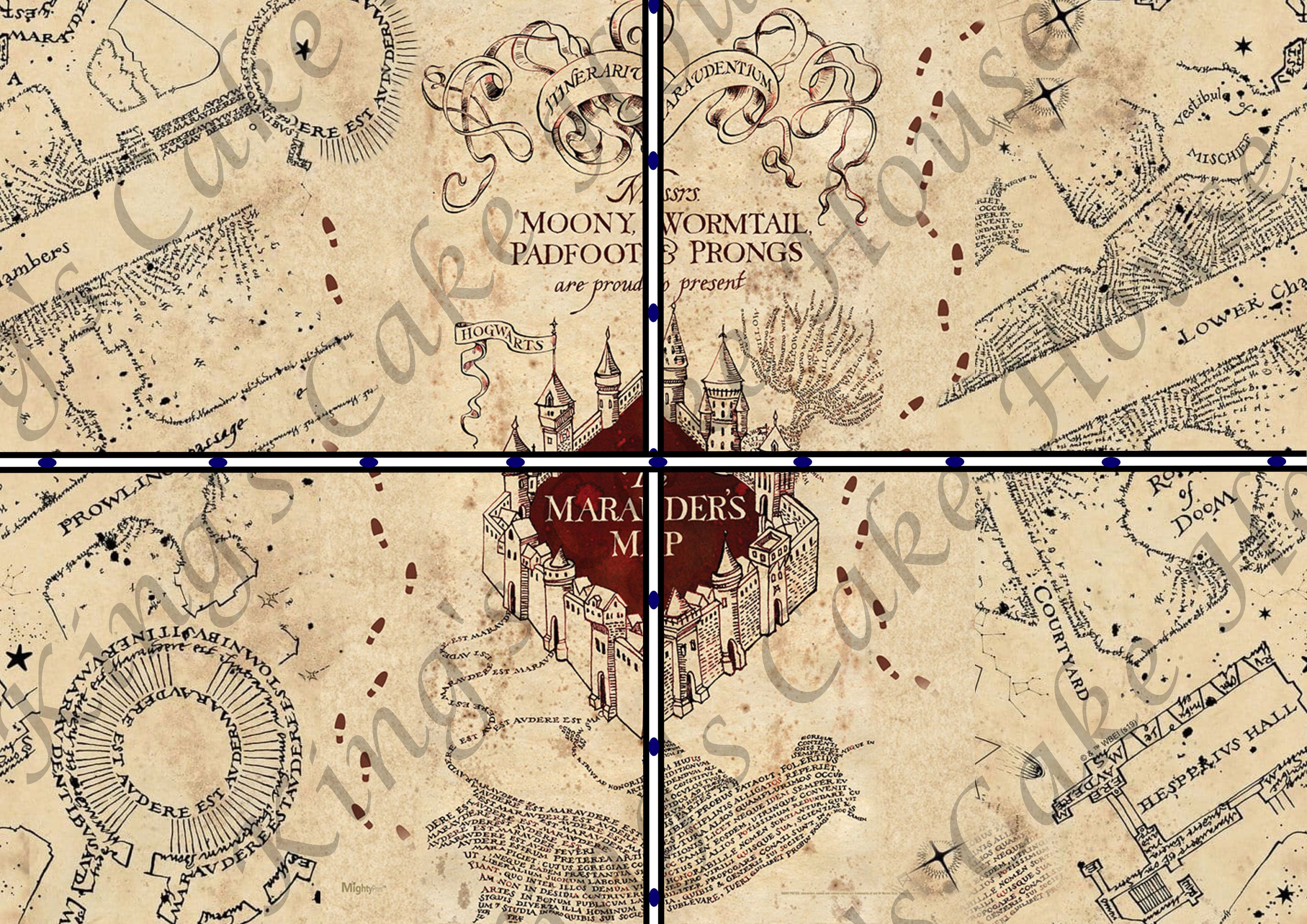 Marauders Map Print 