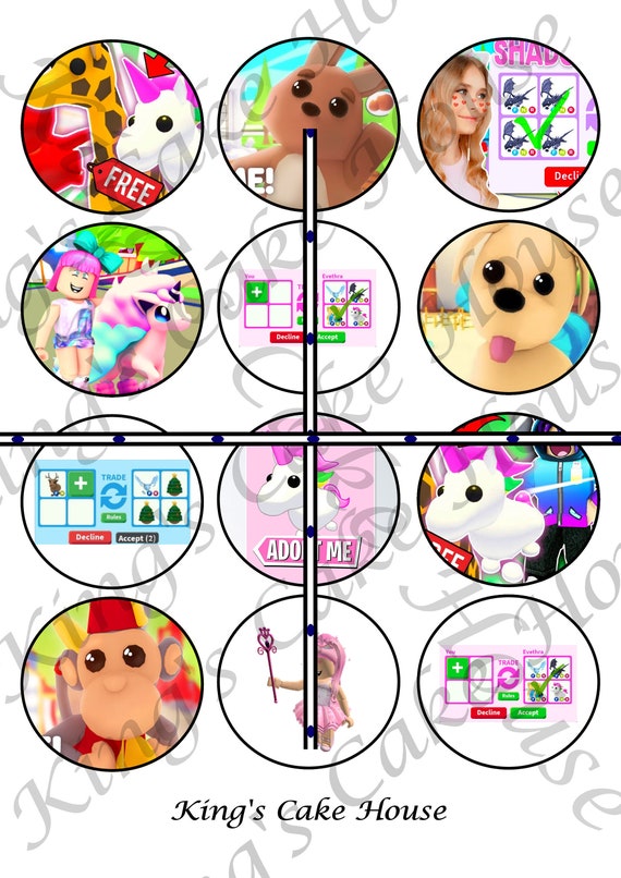 Adopt Me Stickers for Sale  Roblox cake, Roblox birthday cake, Diy cake  topper printable