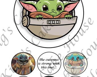 Gateau Yoda Etsy