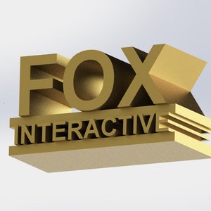 3D printed Fox Interactive