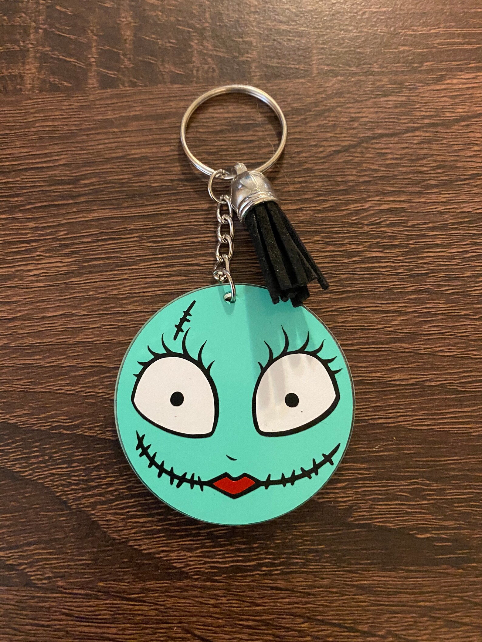 Jack and Sally Nightmare Before Christmas Keychain Etsy