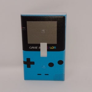 Gameboy Color Blue Nintendo Collector&#39;s Custom Light Switch Plate