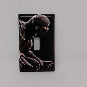 Scorpion Mortal Kombat Light Switch Plate