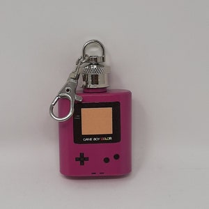 Gameboy Color Pink Mini Flask Keychain