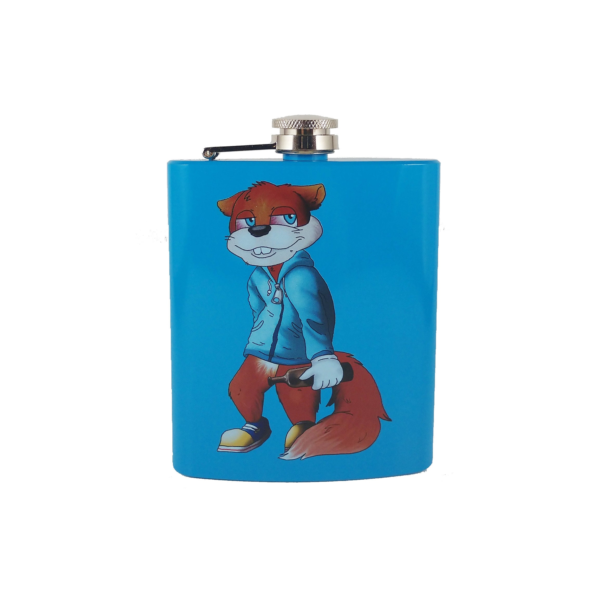 Conker Bad Fur Day Flask Etsy