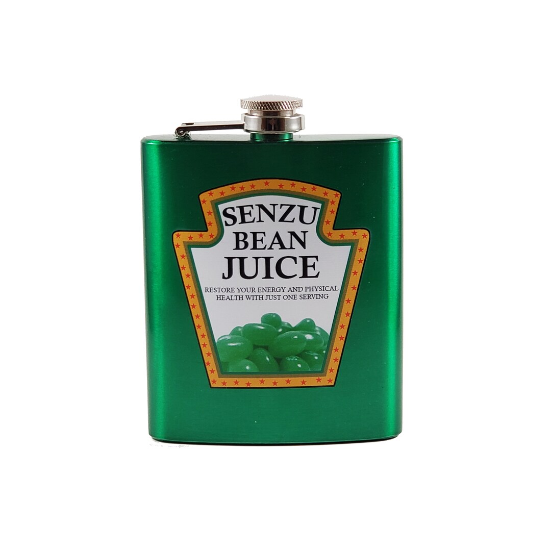 Senzu Bean Juice Flask Etsy