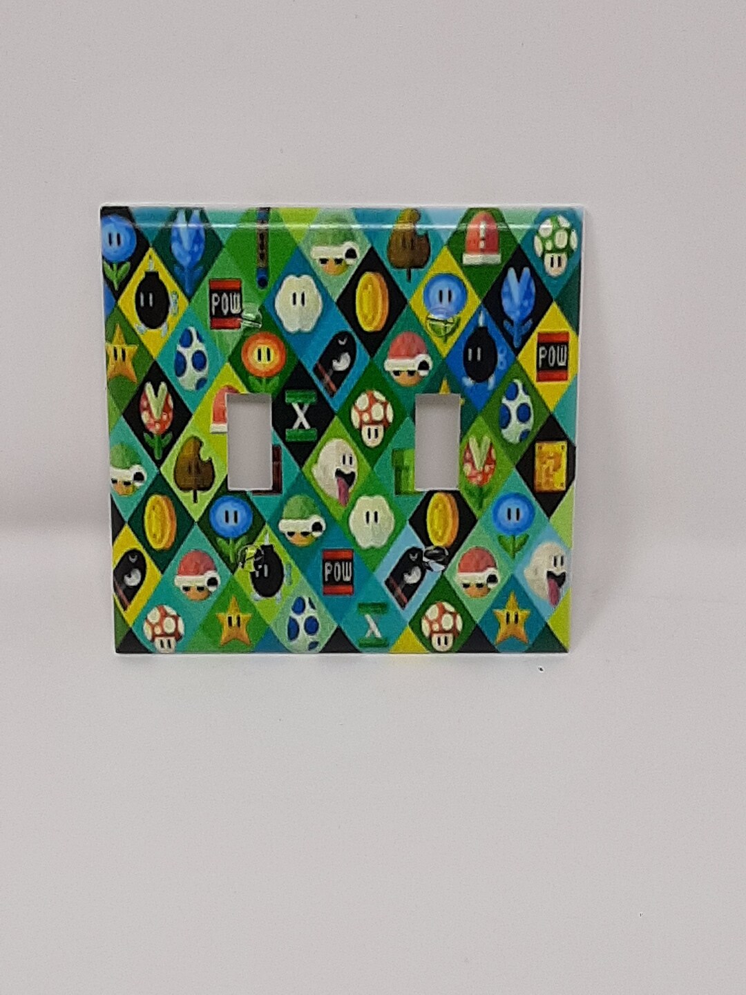 Super Smash Bros Mario Boo Goombas Double Light Switch Plate - Etsy