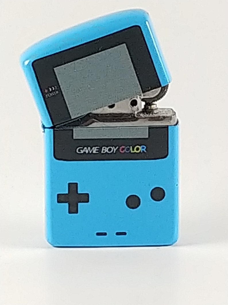 Gameboy Color Blue Nintendo Lighter Etsy