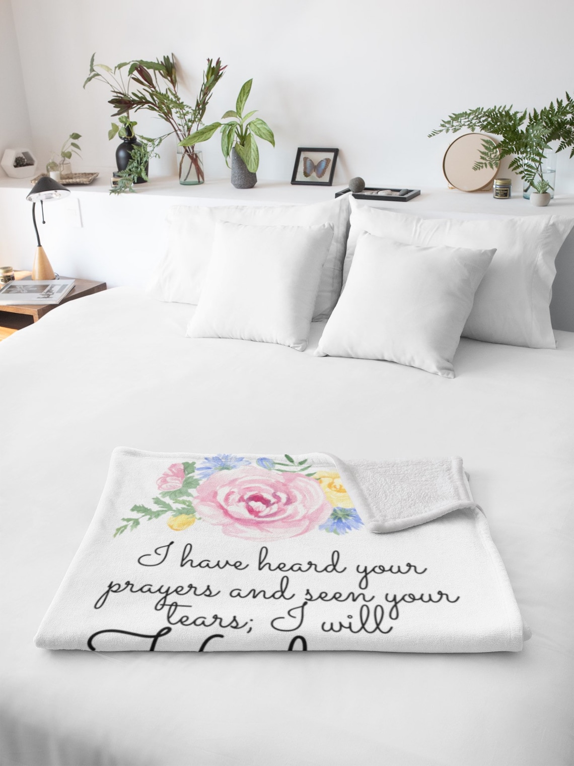 Christian blanket prayer blanket blanket cancer chemo Etsy