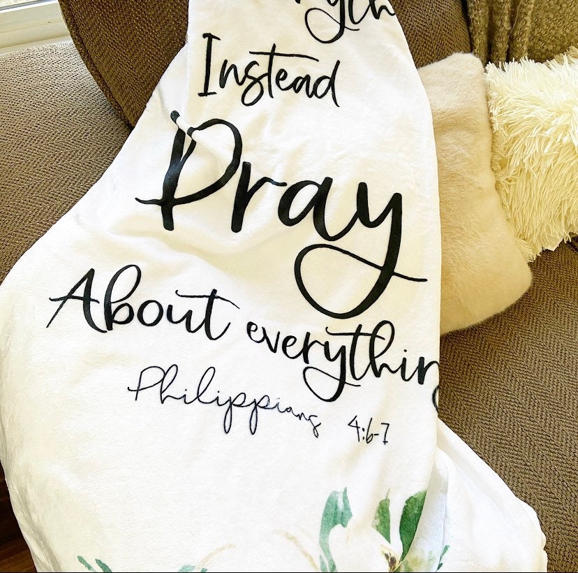 Scripture Blanket for Adults Scripture Blanket Christian Etsy