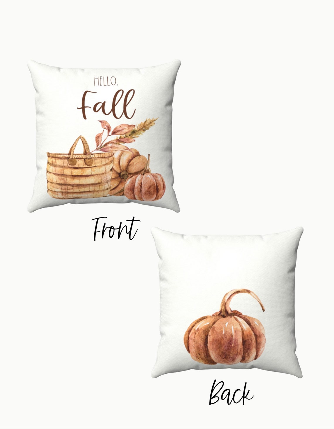 Fall Pillow Covers 18x18 Fall Pillow Fall Accent Pillow Etsy
