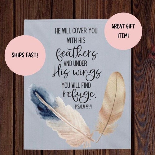 Healing Scriptures Throw Blanket Prayer Bible Verse Etsy