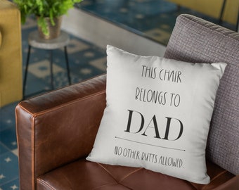 Pillow for dad, funny dad pillow, funny gift for dad, home decor gift for dad, dad cushion cover, funny pillow, pillow funny sayings