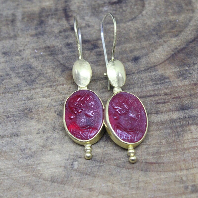 Crystal Within Rocks Intaglio Rock Crystal - Etsy
