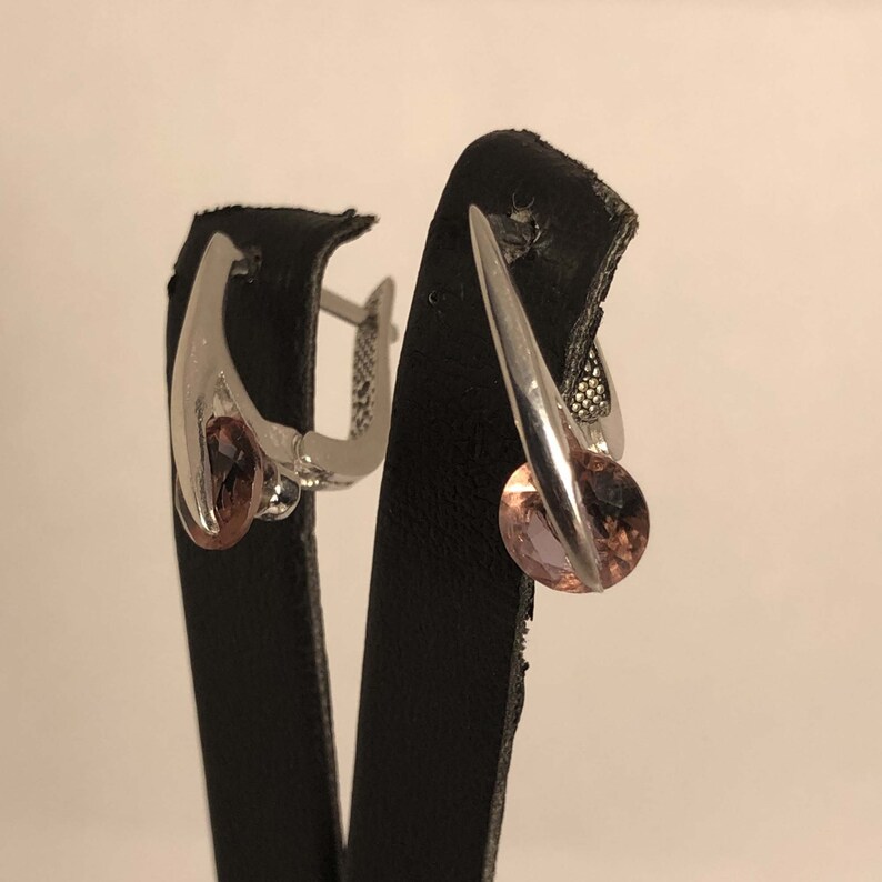 Dangle Engagement Handmade Color Change Diaspore Earring Drop Earrings Gift for your Love for Her, Solid Sterling Silver 925K