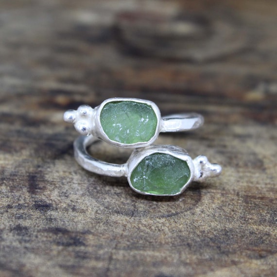 Handmade Natural Green Apatite Ring Solid Sterling Silver 925 K Engagement Gift for Your Love for Her Natural Green Apatite Ring Etsy