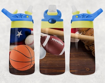 Sports kid flip top sublimation tumbler design PNG digital download kid cup straight and tapered