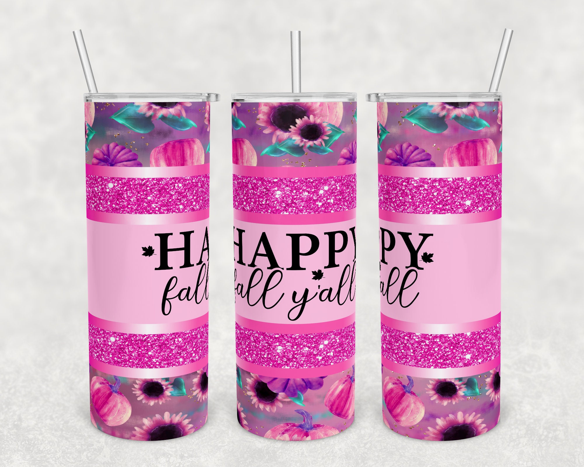 20 Oz Skinny Tumbler Sublimation Design Template Download PNG DIGITAL ...